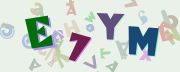 This is a captcha-picture. It is used to prevent mass-access by robots. (see: www.captcha.net)